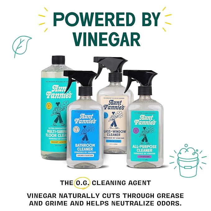 Aunt Fannie's Bundle: Floor Cleaner Vinegar Wash, Lavender + Carpet Refresher, Lavender
