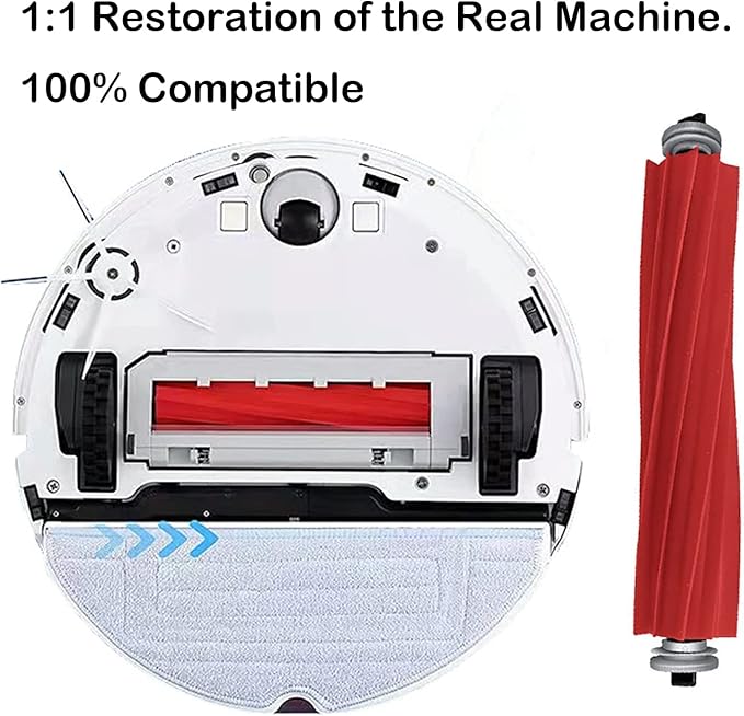 Accessories Kit Compatible for Roborock S7/Pro/MaxV//MaxV Plus/Maxv Ultra G10 G10S G10SPRO Robot Vacuum Replacement Parts, Main Side Brush Self-Cleaning Rolling Brush Filter Mop Pad and Holder