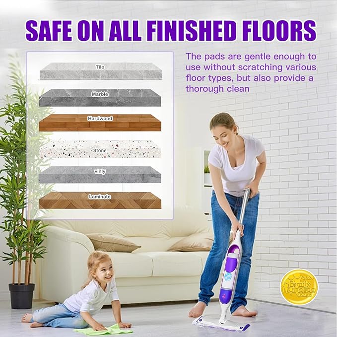 Power Mop Pads Compatible with Swiffer Power Mop Refills, Disposable Multi-Surface Power Mop Refills for Swiffer Wet Pads Refill, Cleaning Supplies for Swiffer Power Mop Pads, Unscented,25 Pack