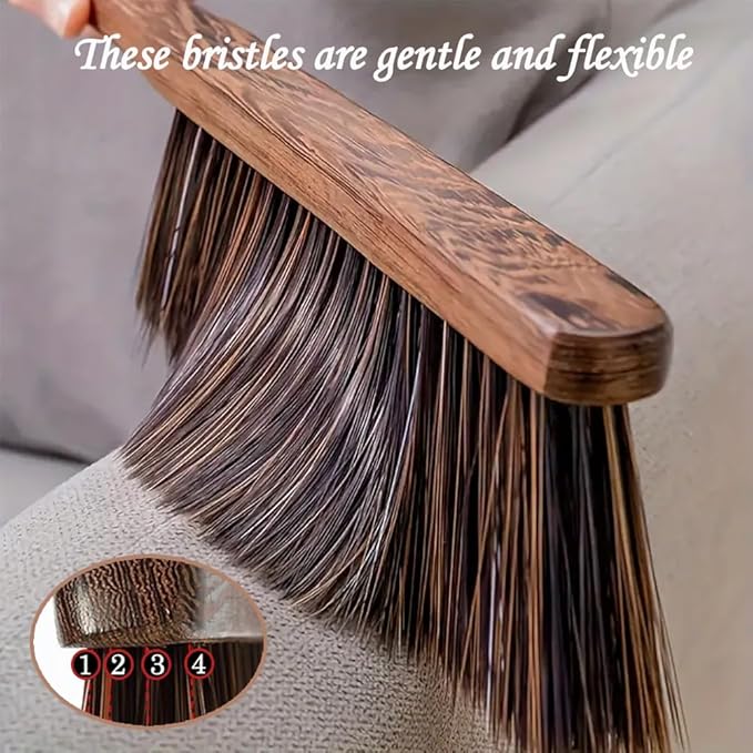 Hand Broom Brush Dust Cleaning: Hand Brush, Dusting Brush, Couch Brush, Soft Brush Cleaning, Dust Broom, Handheld Broom, Bed Brush, Hand Brush for Cleaning The Bed, Sofa, Fireplace, car, etc.