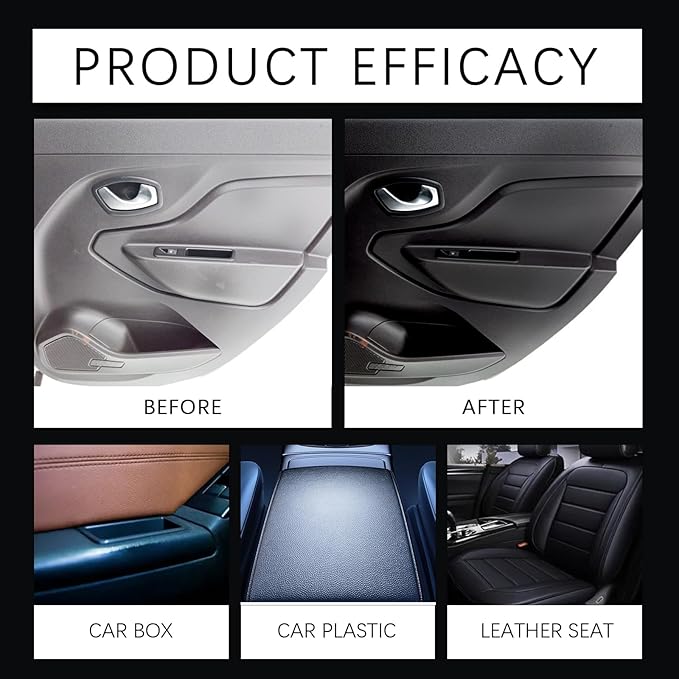 Vexoilux Polishing Cleaner Car Interior, 100ml Car Interior Cleaner Spray, All Purpose Car Interior Detailer Cleaner for Dashboards, Seats, Leather, Plastic 2PCS