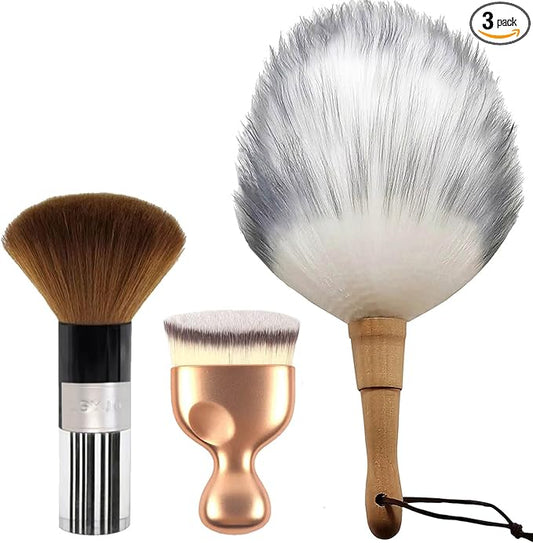 Car Interior Dusting Brush Auto Dust Sweeping Soft Brush Automotive Mini Duster Interior Cleaning Brush for Car Air Vent,Dash,Seat Microfiber Sweep Detailing Brushes Dust Removal Tools 3PCS