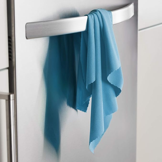 E-Cloth Glass & Polishing Cloths, Premium Microfiber Glass Cleaner, Great for Windows, Glass and Mirrors, Washable and Reusable, 100 Wash Guarantee, Assorted Colors, 1 Pack
