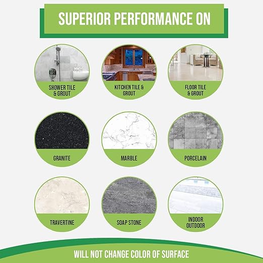 Seal It Green Xtreme Heavy Duty Professional Grout Sealer-Breathe Easy, Stain Block Technology. Odorless, Non-Toxic, Zero VOC-Seals & Protects. Lasts 5+ Yrs. 800+ SF Coverage