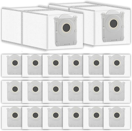 (20 Pack) X9 PRO OMNI Replacement Dust Bags for ECOVACS DEEBOT X9 PRO OMNI/ T80 Omni/ T50 PRO Omni/ T50 MAX PRO Omni/ X8 Pro Omni robot vacuum, Activated Carbon Disposable Bags, Vacuum Bag