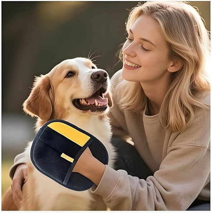 CLPCLP Pet Hair Removal Glove for Cats & Dogs, 2Pcs Newly Upgraded Electrostatic Pet Hair Remover Gloves, Reusable Magic Brush Pet Hair，Pet Hair Remover for Laundry, Sofas，Carpets，Clothing