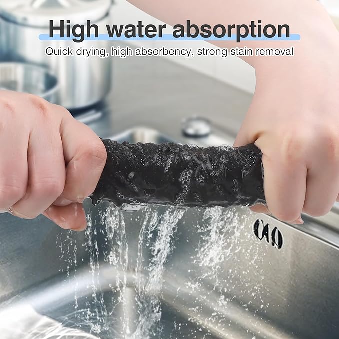 TEESOD 20 Pcs Thickened Magic Cleaning Cloth, Microfiber Streak Free Cleaning Cloths Reuseable Magic Cleaning Wipes for Windows Glass