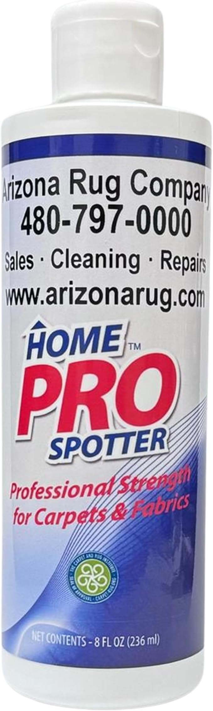 Stain Remover - Stain Remover for Rugs, Carpets, Mattress, Upholstery, Removes Pet Stains, Red Wine, Grease, Ink, Coffee - Home Pro Spotter, 8 oz