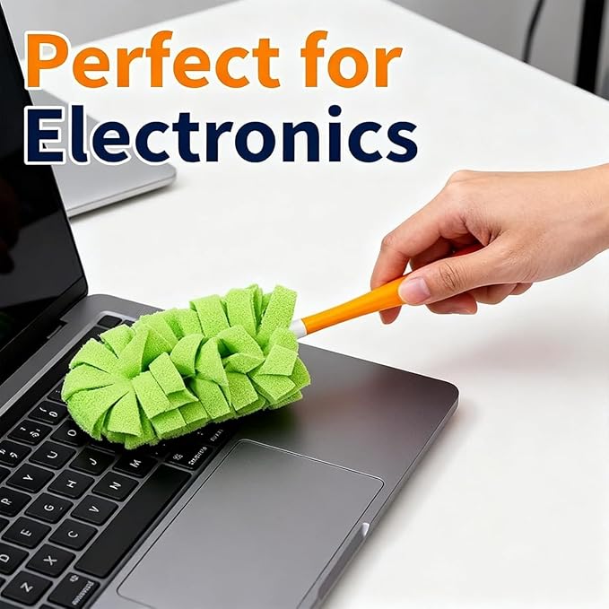 360° Electrostatic Duster Refills — The Sustainable Choice for a Home, Duster Refills Reusable, Duster Refills Washable for Hand Duster, with Microfiber Dusting Heads (5 Refills)