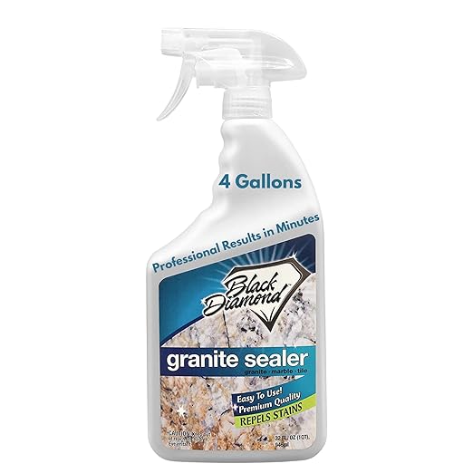 Black Diamond Stoneworks Granite Sealer: Seals and Protects. Marble Sealer Protector. Granite, Marble, and Travertine Countertop Sealer for All Stone Countertops. Enhance Your Stone’s Natural Beauty.