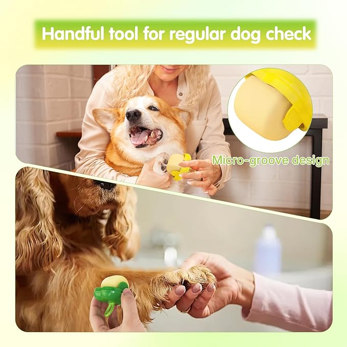 Metchangelife 2 Pcs Protable Mini Lint Rollers, Reusable Washable Lint Rollers for Clothes Car Seats with Protective Cap, Travel Portable Lint Roller - Fits in Wallet, Pet Hair Remover(Green)