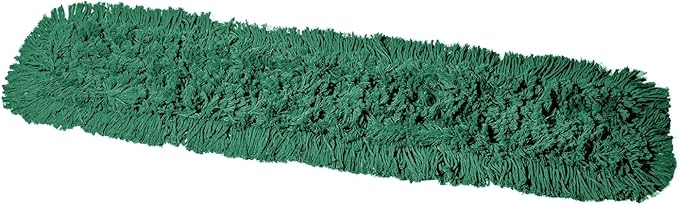 Tidy Tools Commercial Dust Mop Replacement Head – 36 x 5 in. Cotton Nylon Reusable Mop Head – Industrial Dust Mop Refill for Floor Cleaning & Janitorial Supplies, Green