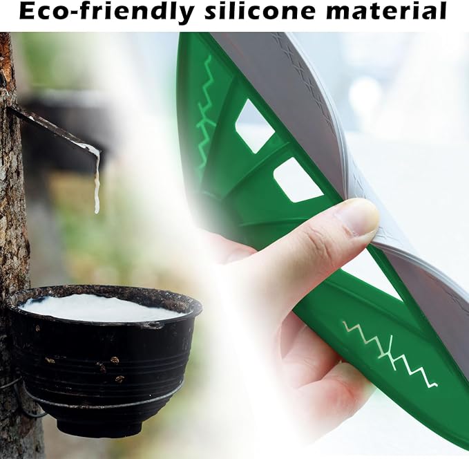 Magic Broom - Silicone Floor Sweeper with Squeegee, Bathroom Brush Set for Pet Hair (Dark Blue & Green)
