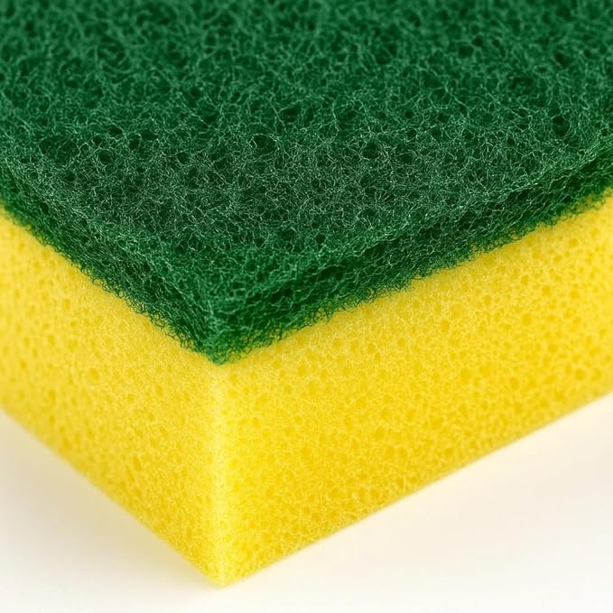 Dish Sponge, Kitchen Sponge, 24 Pack, Scrub Sponges, 7x10 cm, Pads for Dishes, 24 Pack Sponges for Dishes for Use Everyday for Tough Messes dualsided