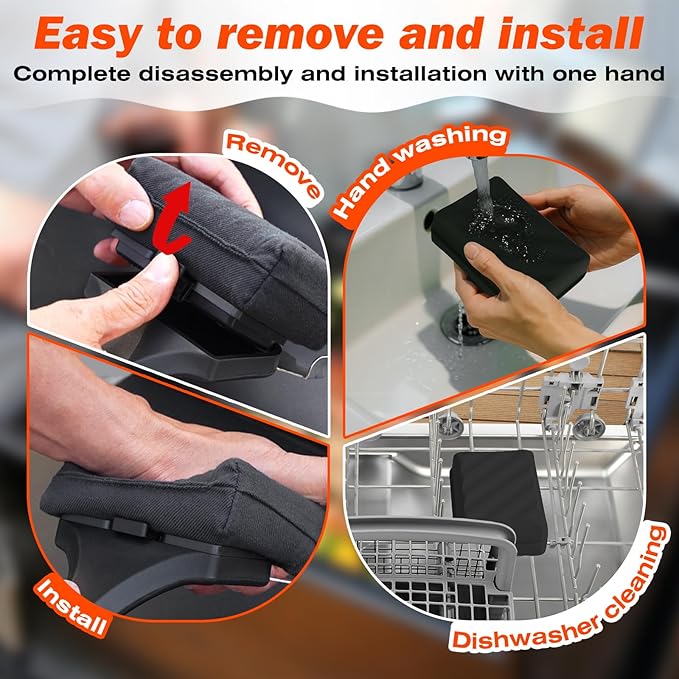 Grill Cleaning Heads - Bristle Free Grill Brush Replace Head for Outdoor Grilling Steam Cleaner Tool, Gifts for Men Dad BBQ Lovers - Black(G635)