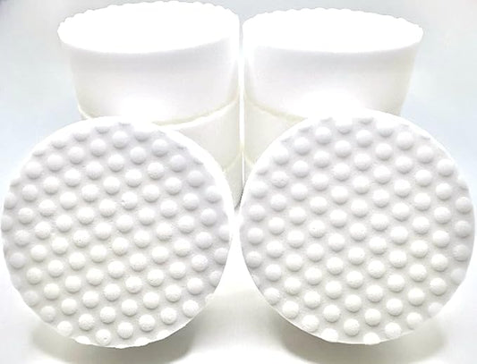 Refill Pack of 12 Drill Powered 3.5” Magic Sponge Erasers | Compatible with RotoEraser | 25% Thicker Ultra Durable Melamine Cleaning Eraser Pads for Bathroom Kitchen Floors | Round 3.5" x 1.25" Thick