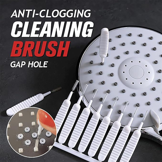 Gap Hole Anti-Clogging Cleaning Brush, 2025 Upgrade Shower Head Brush Shower Head Cleaning Brush Shower Head Cleaner Tool Multifunctional Shower Head Cleaning Brushes for Household Bathroom (40Pack)