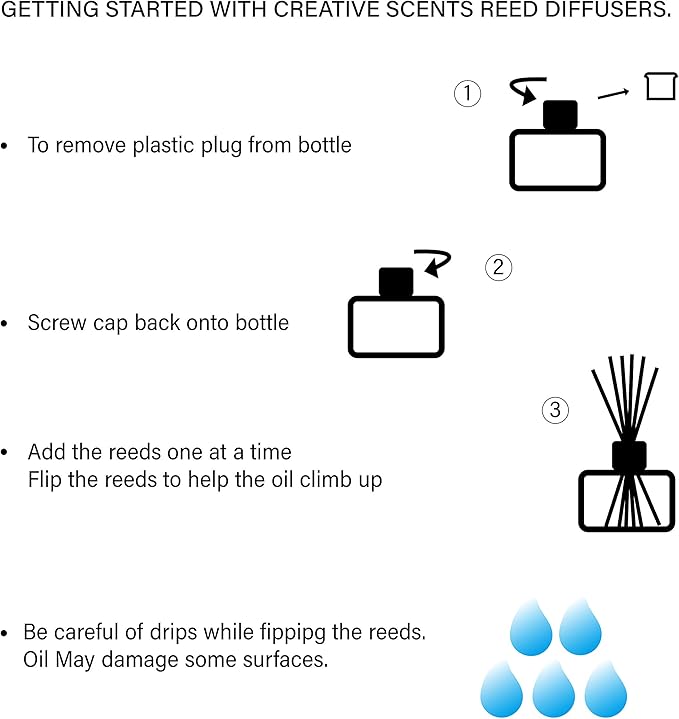 Air Jungles Lavender Reed Diffuser Set with Sticks 3.4 fl. oz, Essential Incense Oil Air Freshener for Home, Bathroom, Bedroom, Office, Fragrance Decor Gift for Women
