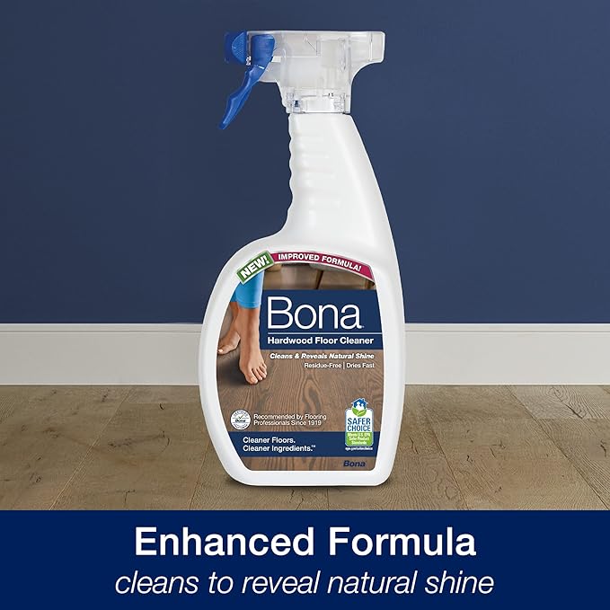 Bona Ultimate Hardwood Floor Care Kit - Includes Microfiber Mop, Hardwood Floor Cleaning Solution and Refill, Hardwood Floor Polish, Microfiber Cleaning Pads, and Microfiber Dusting Pad
