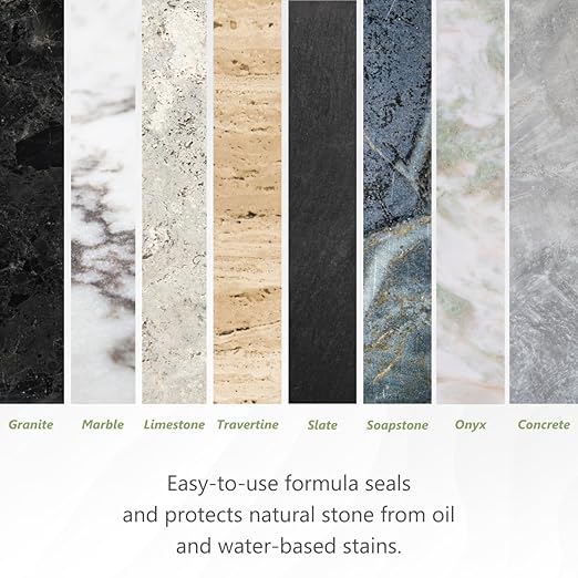 MORE Stone Sealer - Water Based Formula - Protection for Natural Stone and Tile Surfaces [Quart / 32 oz.]