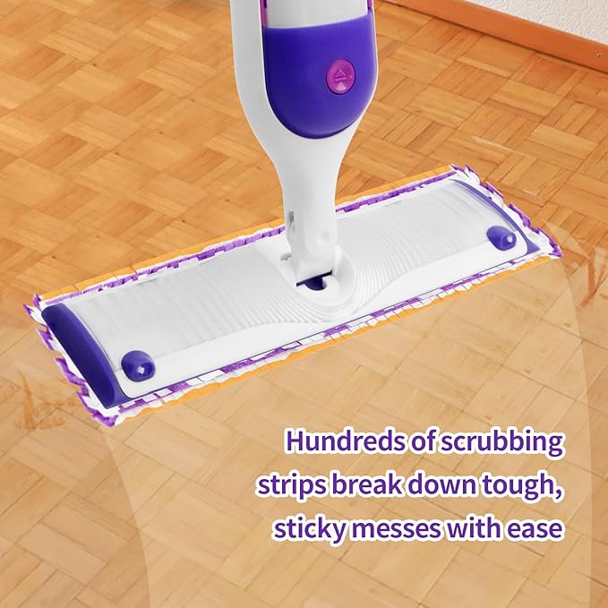 ZHAYAO 20 Pack Disposable Power Mop Pads for Swiffer Power Mop Pads, Compatible with Swiffer Power Mop Refills, Unscented Spray Replacement Floor Cleaning Refills for urface/Hardwood Floor Cleaning