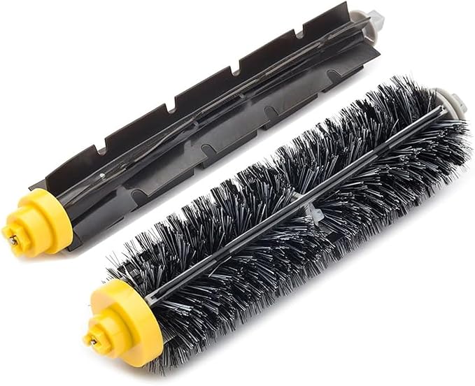 3 Sets Replacement Bristle & Flexible Beater Brush Compatible with iRobot Roomba 600 and 700 Series 614 618 630 635 640 645 650 652 655 660 665 670 671 675 680 690 692 694 695 760 770 780 790 Robot.