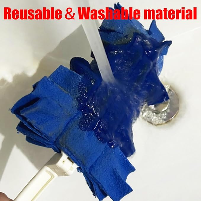 5/10/15 Pcs 360° Electrostatic Duster Refills,Washable＆Reusable Duster Refills,Fleece Duster for Home Office Car High Adsorption Duster,Suitable for Dust, Water Stains, and Pet Hair (10pcs)
