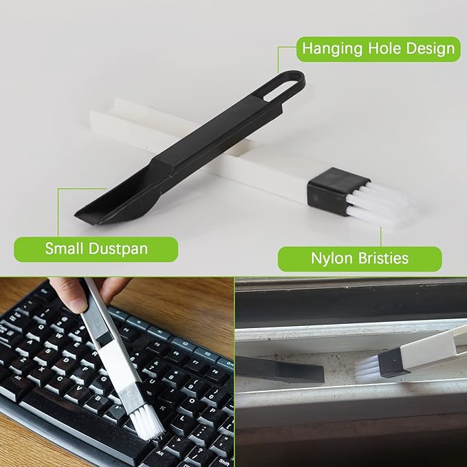 Trycooling Hand-held Groove Gap Cleaning Tools Door Window Track Kitchen Cleaning Brushes (4 Pcs)