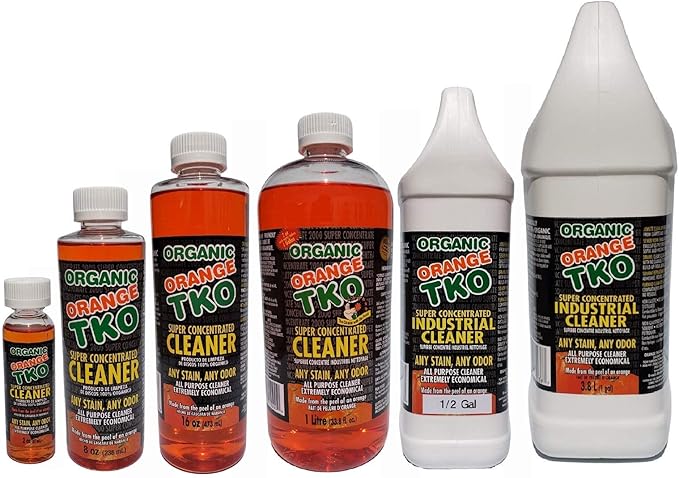 Stain remover, Floor cleaner, Degreaser, Glass cleaner, Multi Purpose Citrus Cleaner, Deodorizer, Stain Remover, Pet Safe, Non Toxic (16oz)