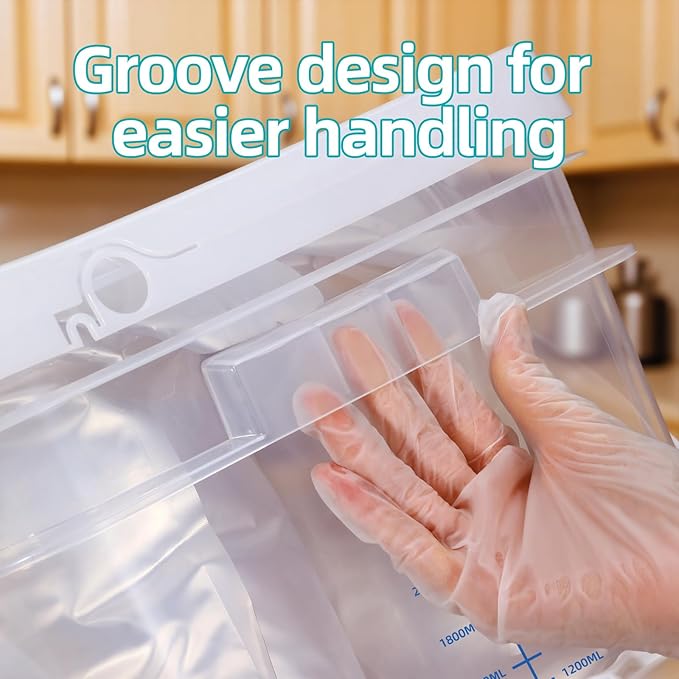 ASEVAT 4Pack Clear Bucket Graduated Pail Container with Lid, Square Food Grade Buckets, Cleaning Containers Plastic Pails Extra Durable Handles with Grip for Easy Carrying