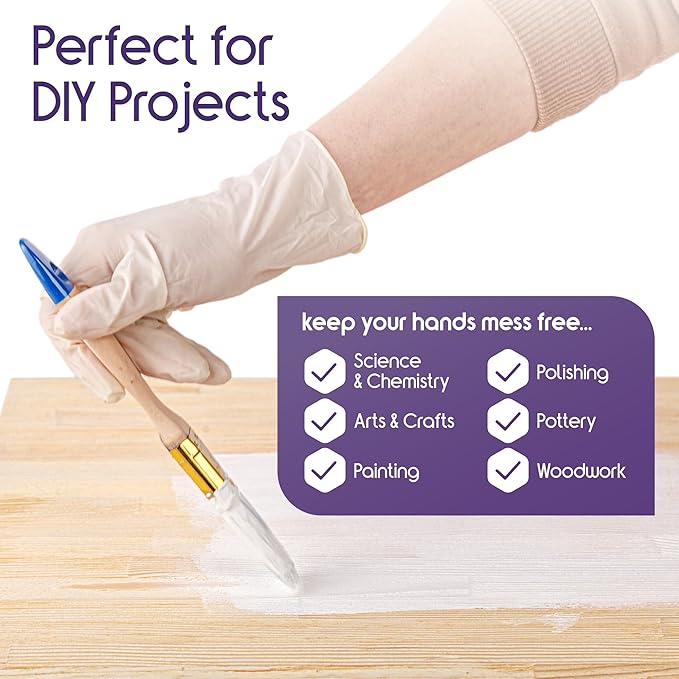 Inspire Exam Grade Powder & Latex Free Stretch Vinyl Gloves, Small, 100 Count