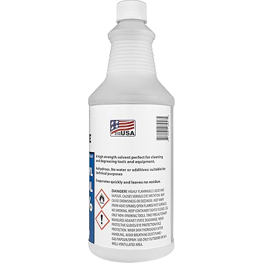 MAXTITE 99.9% Isopropyl Alcohol (Half-Gallon (2 pack, 32 fl oz) - Includes Heavy-Duty Spray Nozzle - Made in USA