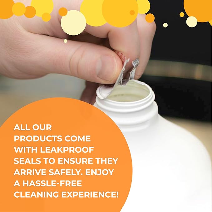 Dishwasher Detergent Gel – Plant-Based Formula, Made with Organic Ingredients, Scented with Organic Orange Essential Oil – 33.8 fl oz (1 L), Pack of 3