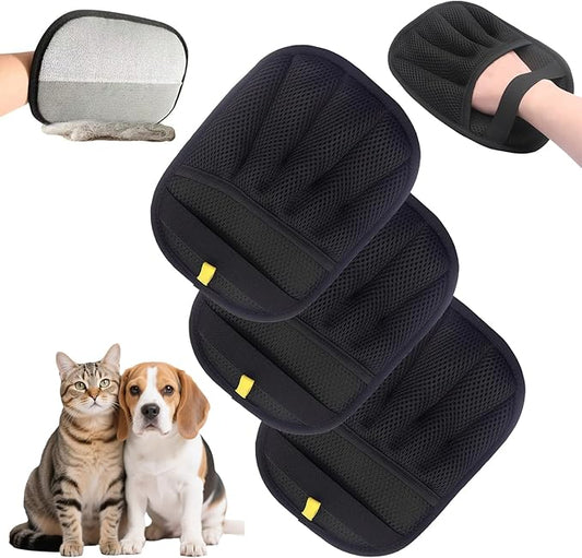 Cat Dog Pet Electrostatic Hair Removal Gloves,Upgraded in 2025,Hair Brush,Washable,Reusable,For Clothes, Sofa,Carpet,Car Seat