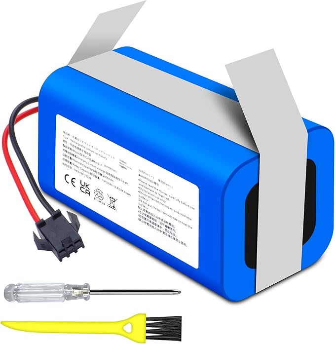 TZRONG M210 Battery Replacement for Lefant, Compatible with Lefant M210 M210B M210P M213 M213S Robot Vacuum Cleaner 2000mAh12.8V Li-ion Battery