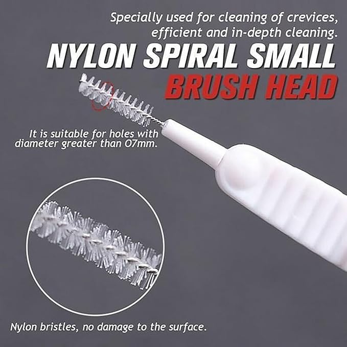 Gap Hole Anti-Clogging Cleaning Brush, 2025 Upgrade Shower Head Brush Shower Head Cleaning Brush Shower Head Cleaner Tool Multifunctional Shower Head Cleaning Brushes for Household Bathroom (30Pack)
