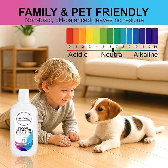 JXXAMZ33 Tineco Cleaning Solution Compatible – 4 Pack (500ml Each, 2L Total) Tineco Floor Cleaner Refill, Multi-Surface Floor Cleaning Solution for iFloor & Floor One, Residue-Free & Pet Safe