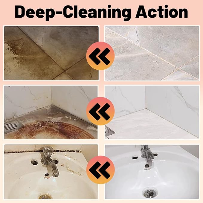 Tile Cleaner, Original Floor Cleaner, Heavy Limpa Pisos, Deep Cleaning Multipurpose Powerful Stain Removing Liquid for Floors, Bathroom Shower, Kitchen (1, 1 PCS)