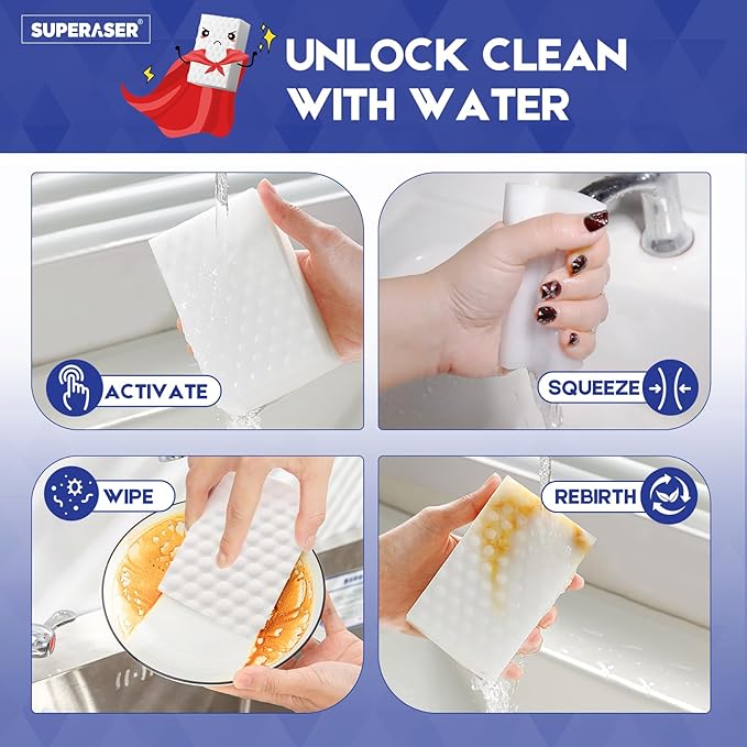 Pro-20 Deep Magic Clean Sponges, Textured for Stove Tiles