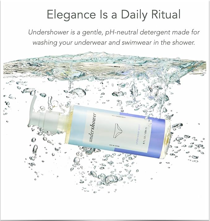 Underwear detergent designed to wash your underwear by hand in the shower or sink. Removes bad odors and blood stains. Good for 75 to 150 washes. Biodegradable. Never tested on animals. With enzymes.
