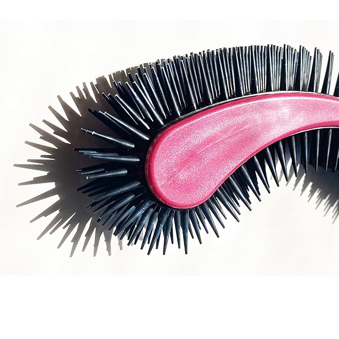 KittyWand Cat Brush, Pink. Designed for Comfort, Created for Results. This innovative grooming brush features multi contoured shapes that gently adapt to your cats body for stress free grooming.