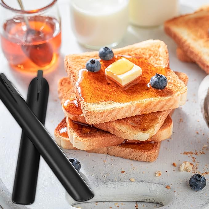 Chumia Crumbers for Servers, Table Crumb Sweepers Bread Cleaner Stainless Steel Table Crumbers for Tablecloth in Restaurants and Homes, Servers, Waiters, Waitresses Tool Accessories(Black,10)