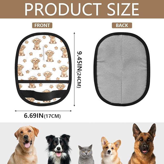 CHPGPUG Teddy Pet Hair Removal Glove for Cats & Dogs Reusable Pet Hair Removal Glove pet Hair Electrostatic Gloves