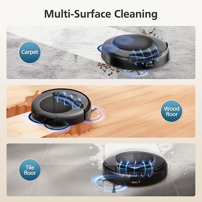 𝗢𝗺𝗻𝗶 𝗖𝟮𝟬 Accessory Kit for eufy Omni C20 Robot Vacuum, 𝟐𝟔 𝗣𝗔𝗖𝗞 Replacement Parts Include: 2* Main Rolling Brush, 4* Washable Filter, 6* Side Brush, 6* Dust Bag, 6* Mop Pad, 2 Tools