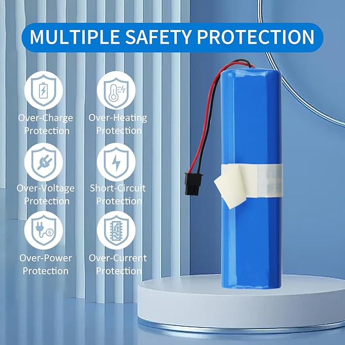 New Battery Replacement for Eufy RoboVac X8, X8 Pro Series RoboVac X8 T226X,RoboVac X8 Hybrid White,RoboVac X8 Pro SES Self-Empty Station Robot Vacuum Cleaner Part Number: PA61 14.4V 6400mAh 92.16Wh
