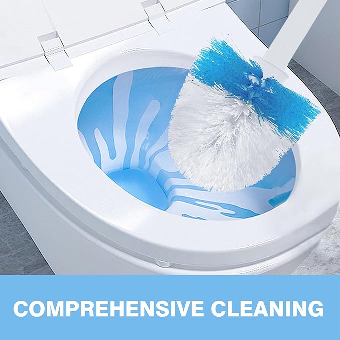 2 Pack Toilet Brush Replacement Head Compatible with OXO Good Grips Toilet Brush, Toilet Brush Refills for OXO Toilet Brush Only, Plastic Toilet Brush Head & Nylon Material