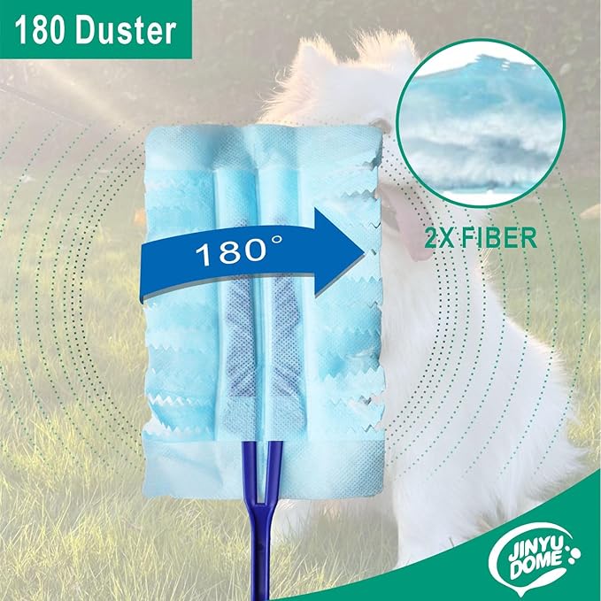 JINYUDOME Disposable Duster Refills Heavy Duty Dusters Refills,S wiffer Cleaning Dusters,20 Unscented Dusters…