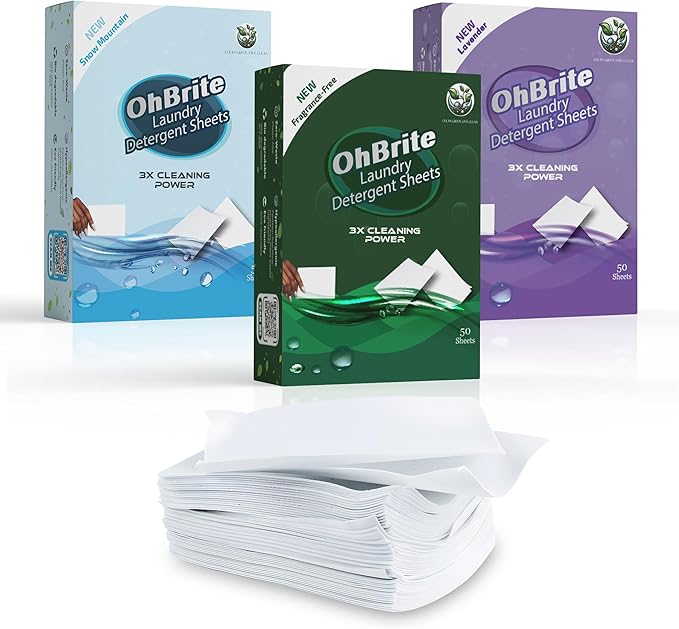 Natural Laundry Detergent Sheets - Snow Mountain