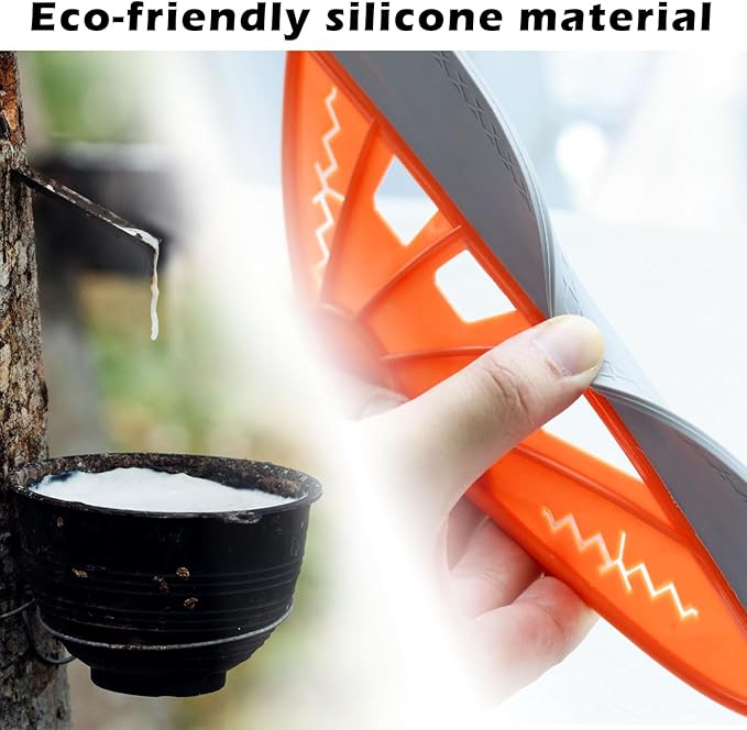 Magic Air Silicone Vacuum Cleaner, Multifunction Silicone Broom, Household Broom for Cleaning Floors and Bathrooms, Pet Hair, Dog Brush Set (Orange)