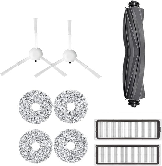 HMHAMA Main Rolling Brushes Sides Brush Mop Cloth Pads Dust Bag Filters Replacement Parts Fits for Dreame S10/x10/B101CN/Dreame Bot L10s Ultra/L10s Pro Robot Vacuum